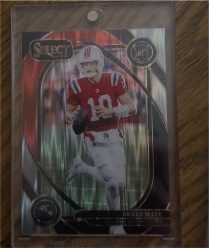 2024 Panini Select Club Level #218 Drake Maye — front