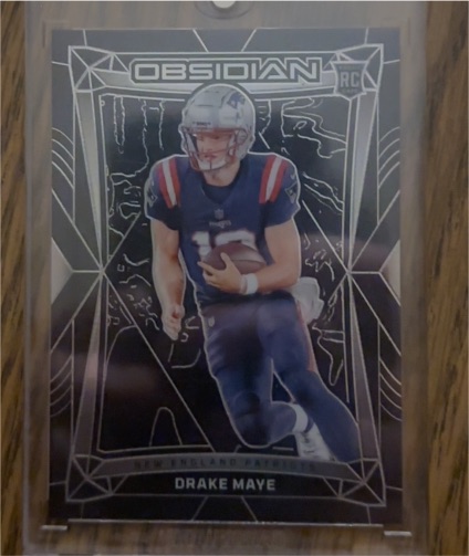 2024 Panini Obsidian #132 Drake Maye — front