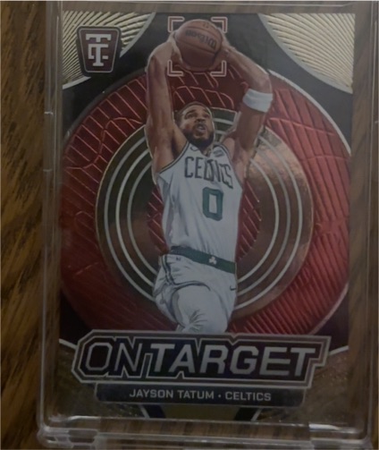 2024-25 Panini Totally Certified #18 Jayson Tatum On Target — front