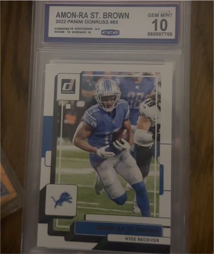 2022 Panini Donruss #85 Amon-Ra St. Brown — front