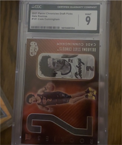 2021 Panini Chronicles Draft Picks Gala Rookies #181 Cade Cunningham — front