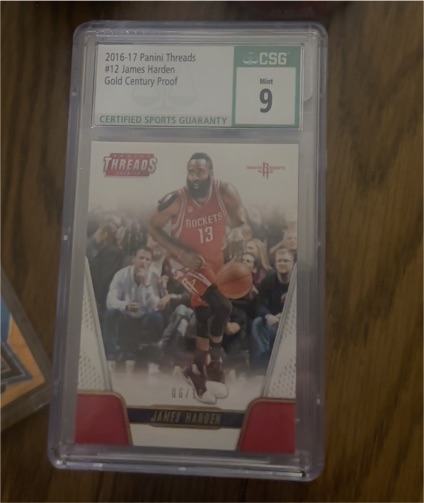 2016-17 Panini Threads #12 James Harden — front