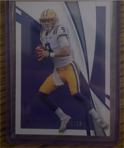 2021 Panini Immaculate Collection Collegiate #13 Joe Burrow — front