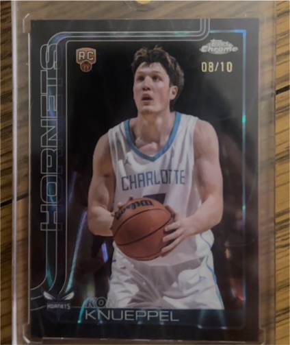 2025 Topps Chrome #254 Kon Knueppel — front