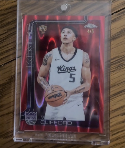 2025-26 Topps Chrome #274 Nique Clifford — front