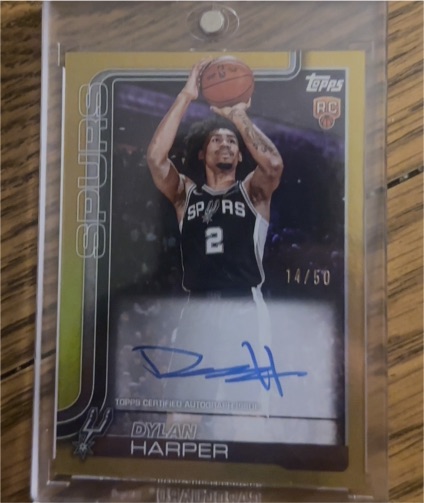 2025-26 Topps #80BR2-DH Dylan Harper — front