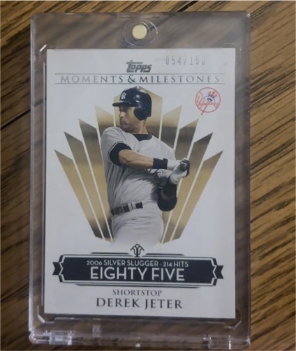 2008 Topps Moments & Milestones #57 Derek Jeter — front