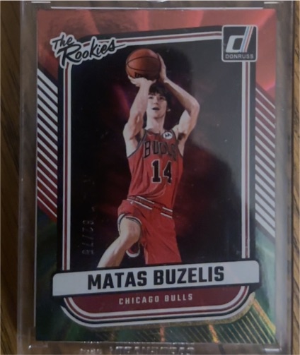 2024-25 Panini Donruss The Rookies #1 Matas Buzelis — front