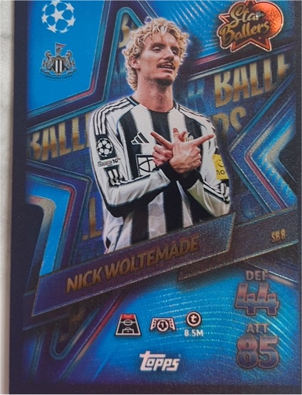 2026 Topps Star Ballers #SB6 Nick Woltemade — front