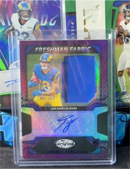 2025 Panini Certified Freshman Fabric #FBC-TFN Terrance Ferguson — front
