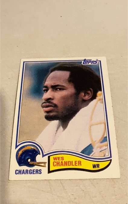1982 Topps #228 Wes Chandler — front