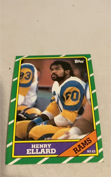 1986 Topps #79 Henry Ellard — front