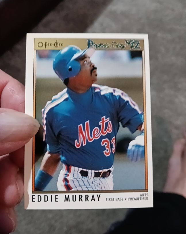 1992 O-Pee-Chee Premier #193 Eddie Murray — front