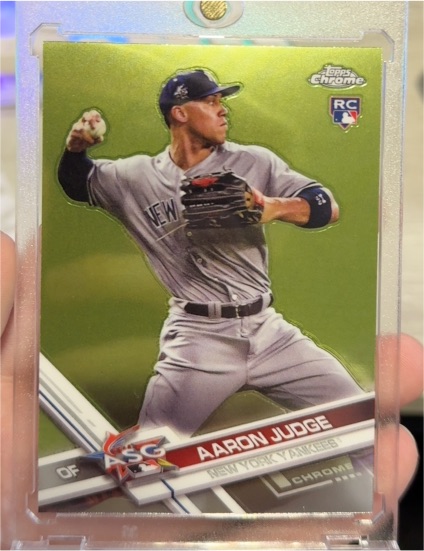 2017 Topps Chrome Update #HMT40 Aaron Judge — front