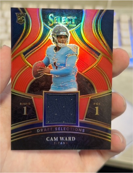 2025 Panini Select Draft Selections #Cam Ward — front