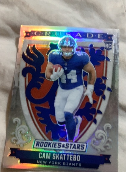 2025 Panini Rookies & Stars #21 Cam Skattebo Crusade Silver — front