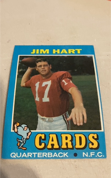 1971 Topps #47 Jim Hart — front