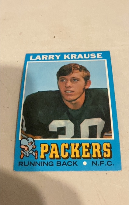 1971 Topps #12 Larry Krause — front