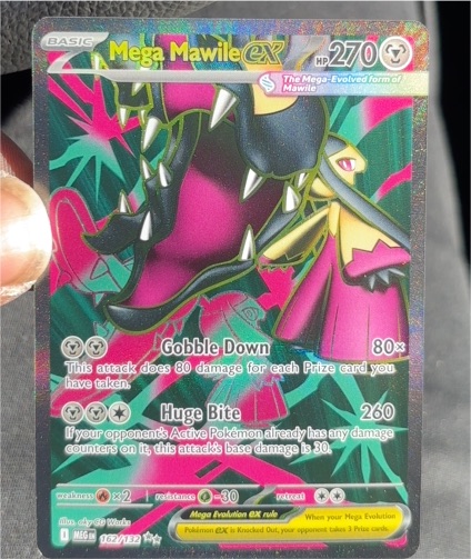 Mega Mawile ex 162/132 Me01: Mega Evolution Holo — front