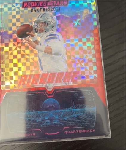 2025 Panini Rookies & Stars #8 Dak Prescott Airborne Red Plaid Prizm — front