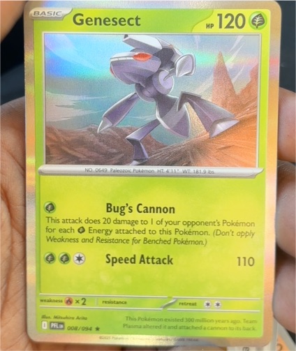 2022 Pokémon Phantasmal Flames #008 Genesect — front