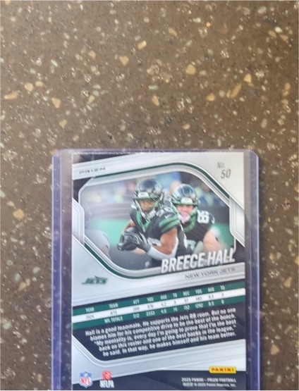 2025 Panini Prizm #50 Breece Hall — front