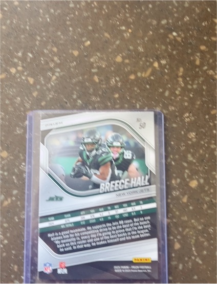 2025 Panini Prizm #50 Breece Hall — front