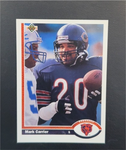 1991 Upper Deck #434 Mark Carrier Chicago Bears — front