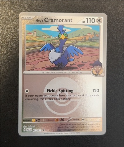 2022 Pokémon Journey Together #138 Hop's Cramorant — front