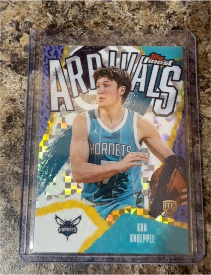2025-26 Topps Finest #A-4 Kon Knueppel Arrivals Rookie — front