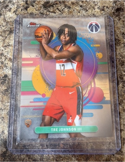 2026 Topps Finest #106 Tre Johnson III — front