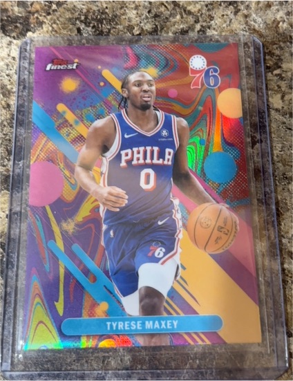 2025-26 Topps Finest #29 Tyrese Maxey — front
