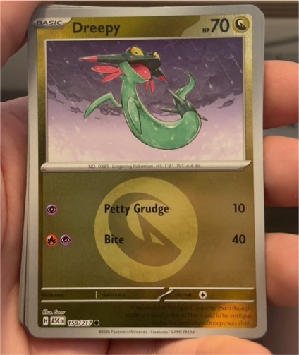 2026 Pokémon Ascended Heroes #158 Dreepy — front