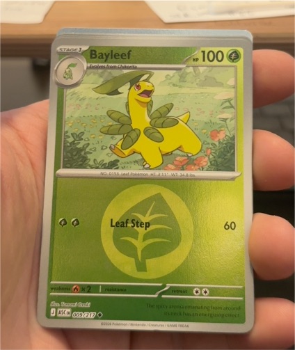 2020 Pokémon Ascended Heroes #009 Bayleef — front