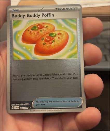 2005 Pokémon #144 Buddy-Buddy Poffin — front
