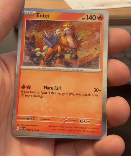2023 Pokémon Ascended Heroes #025 Entei — front