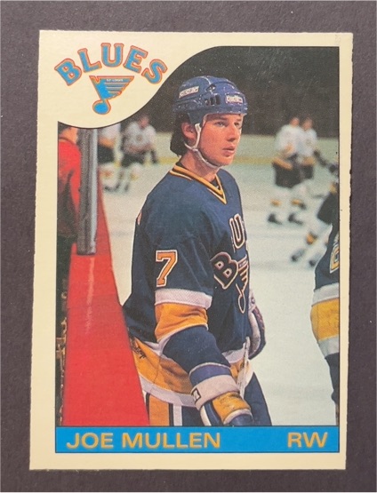 1985-86 Topps #7 Joe Mullen St. Louis Blues — front