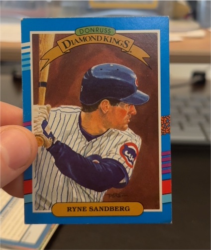 1991 Donruss Diamond Kings #14 Ryne Sandberg — front