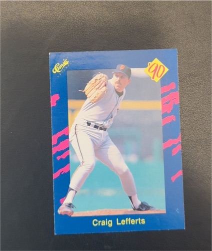 1990 Classic Blue #109 Craig Lefferts — front