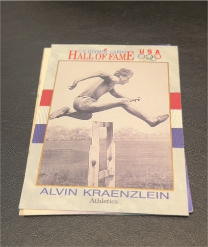 1991 Impel U.S. Olympic Hall of Fame #28 Alvin Kraenzlein — front