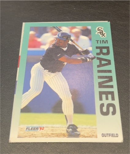 1992 Fleer #97 Tim Raines — front