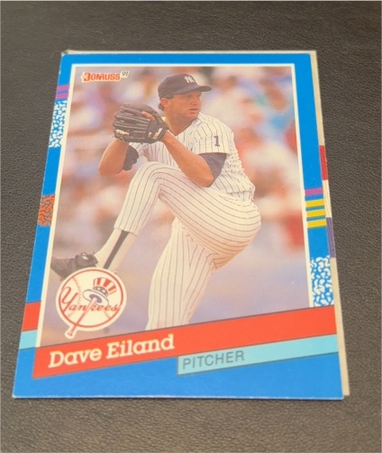 1991 Donruss #354 Dave Eiland — front