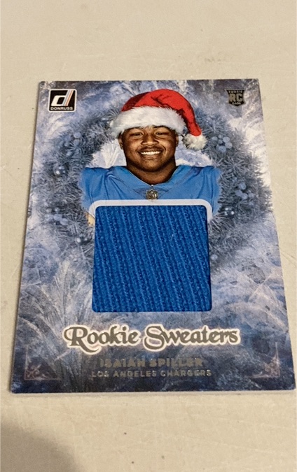 2022 Donruss Rookie Sweaters #RHS-16 Isaiah Spiller — front