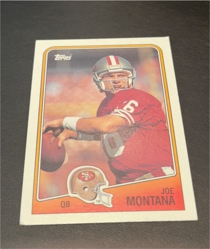 1988 Topps #38 Joe Montana — front