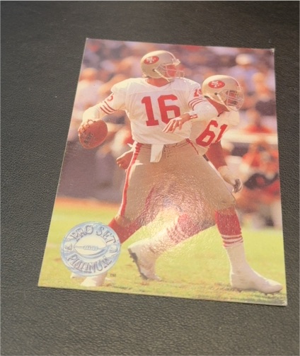 1991 Pro Set Platinum #139 Joe Montana — front