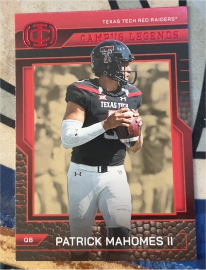 2025 Panini Icon Collection Campus Legends #CL-2 Patrick Mahomes II — front