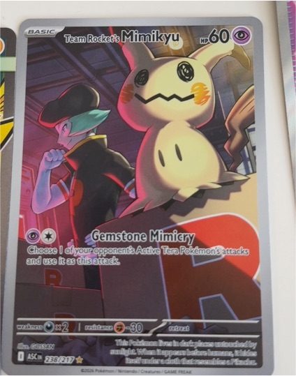 2026 Pokémon Ascended Heroes #238 Team Rocket's Mimikyu — front