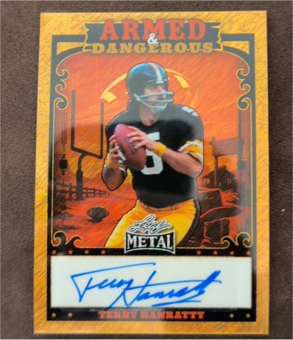 2024 Leaf Metal Armed & Dangerous Terry Hanratty — front