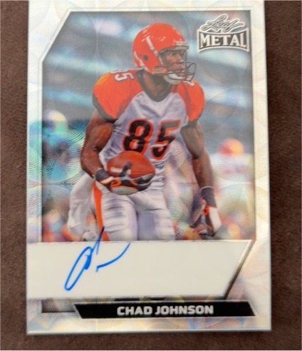 2024 Leaf Metal Chad Johnson #MI-CJ1 — front