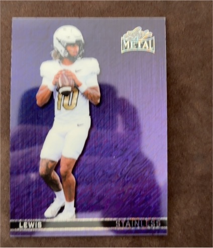 2024 Leaf Metal National Promo Purple Prismatic #LMB-43 JuJu Lewis — front